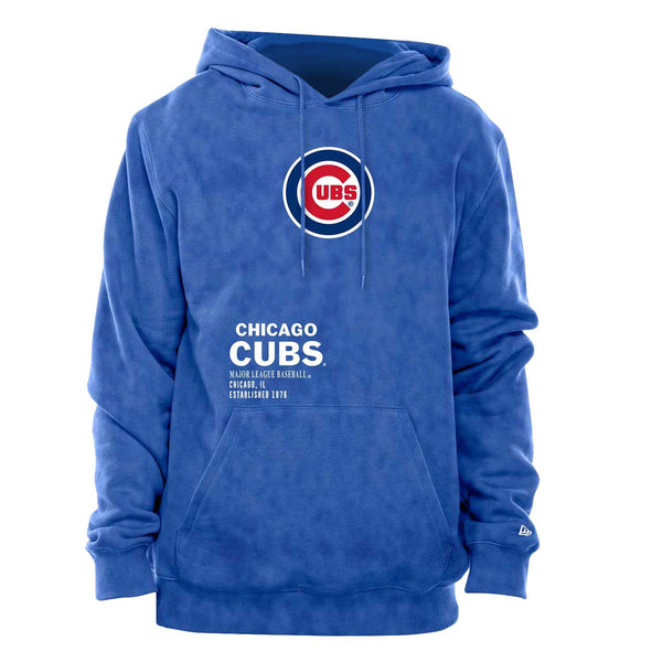 Chicago Cubs New Era Royal Blue Sport Night Hooded Sweatshirt