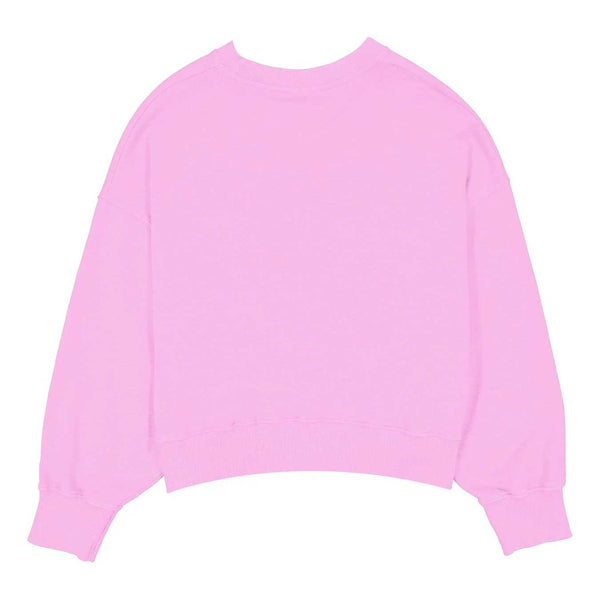 Chicago Cubs New Era Women's Pink Script Chicago Crewneck Sweatshirt