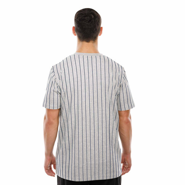 Chicago Bears New Era Grey Pinstripe Short Sleeve T Shirt