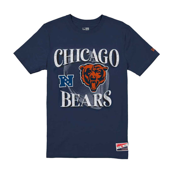 Chicago Bears New Era Navy Football Short Sleeve T Shirt