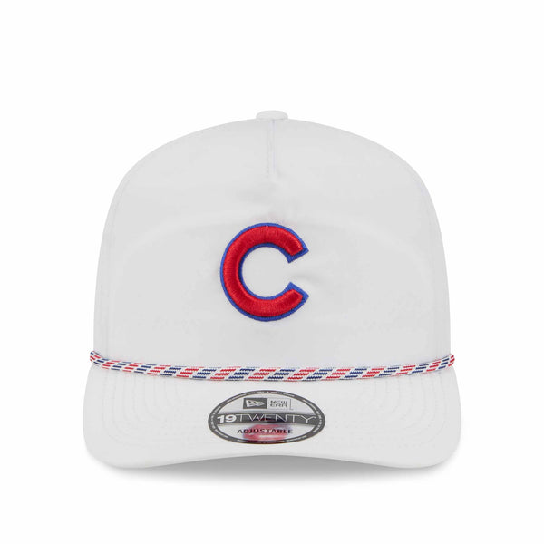 Chicago Cubs New Era 19TWENTY Quickstrike White C Rope Adjustable Cap