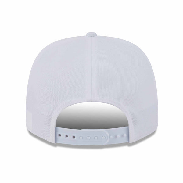 Chicago Cubs New Era White Bullseye 9SEVENTY Stretch Snap Multi Rope Adjustable Cap