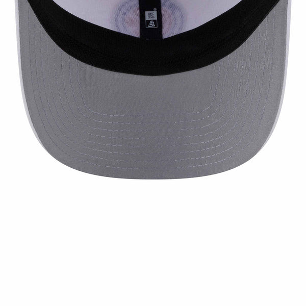 Chicago Cubs New Era White Bullseye 9SEVENTY Stretch Snap Multi Rope Adjustable Cap