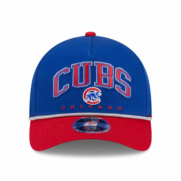 Chicago Cubs New Era Two Tone Arch 9FORTY M Crown Adjustable Cap