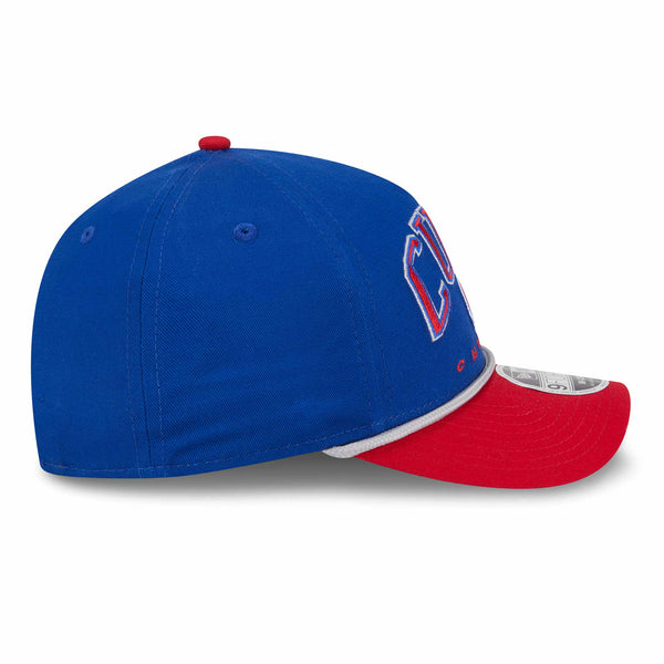 Chicago Cubs New Era Two Tone Arch 9FORTY M Crown Adjustable Cap