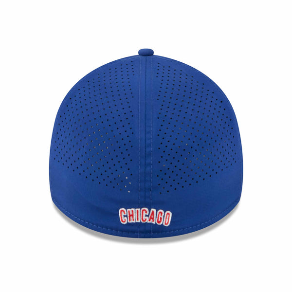 Chicago Cubs New Era 39THIRTY Royal Mesh Rope Stretch Fit Cap