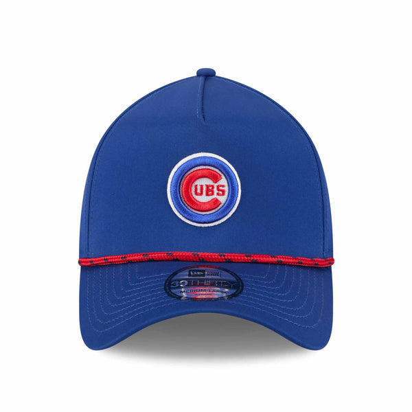 Chicago Cubs New Era 39THIRTY Royal Mesh Rope Stretch Fit Cap