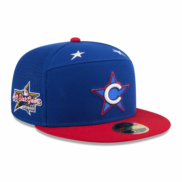 Chicago Cubs 2025 All Star Game Home Run Derby Workout 59FIFTY Fitted Cap