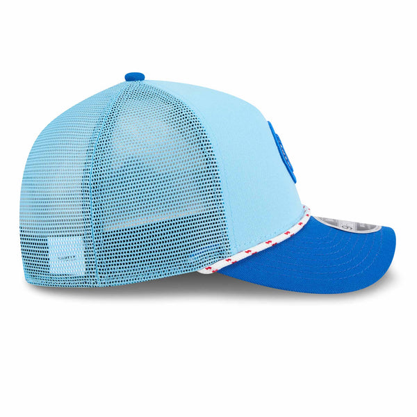 Chicago Cubs New Era 2025 Fourth of July 9FORTY Rope M Crown Adjustable Cap