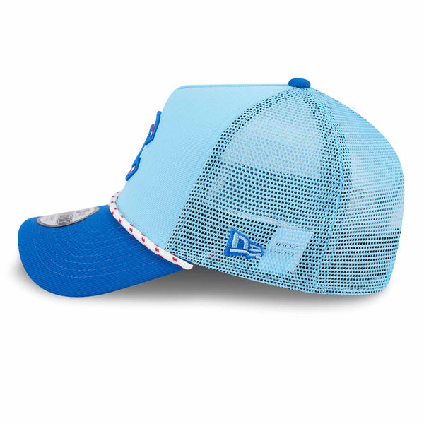 Chicago Cubs New Era Youth 2025 Fourth of July 9FORTY Rope M Crown Adjustable Cap