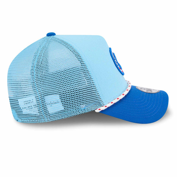 Chicago Cubs New Era Youth 2025 Fourth of July 9FORTY Rope M Crown Adjustable Cap