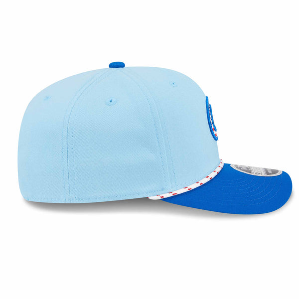Chicago Cubs New Era 2025 Fourth of July 9SEVENTY Rope Stretch Snap Adjustable Cap