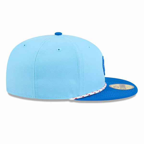 Chicago Cubs New Era 2025 Fourth of July 59FIFTY Rope Fitted Cap