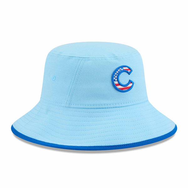Chicago Cubs New Era 2025 Fourth of July Bucket Cap