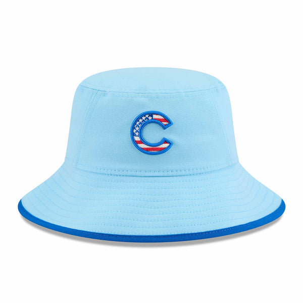 Chicago Cubs New Era 2025 Fourth of July Bucket Cap