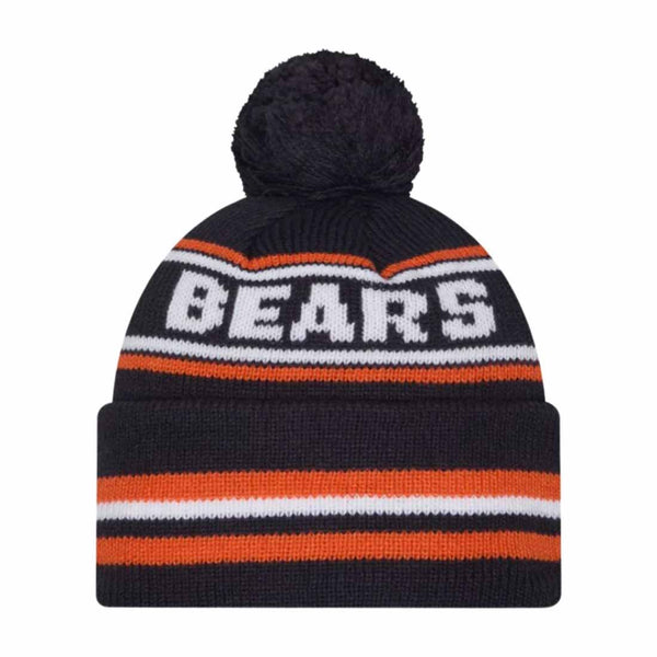 Chicago Bears New Era Navy Classic Bear Face logo Knit Cap