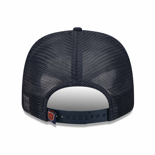 Chicago Bears New Era Navy Diamond 9SEVENTY Stretch Snap Rope Mesh Adjustable Cap