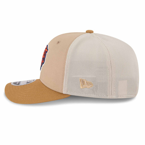 Chicago Bears New Era Two Tone Cream 9SEVENTY Stretch Snap Trucker Adjustable Cap