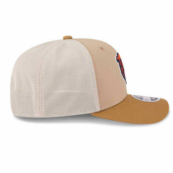 Chicago Bears New Era Two Tone Cream 9SEVENTY Stretch Snap Trucker Adjustable Cap