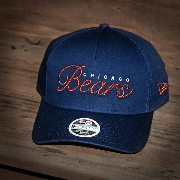 Chicago Bears New Era Metallic 9FORTY A Frame Adjustable Cap