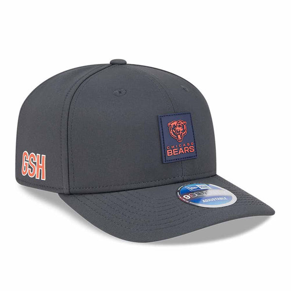 Chicago Bears New Era 2025 Sideline On-Field 9SEVENTY Stretch Snap Adjustable Trucker Cap