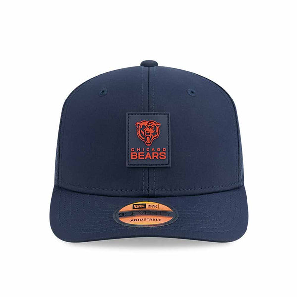 Chicago Bears New Era 2025 Sideline 9SEVENTY Team Color Stretch Snap Adjustable Trucker Cap