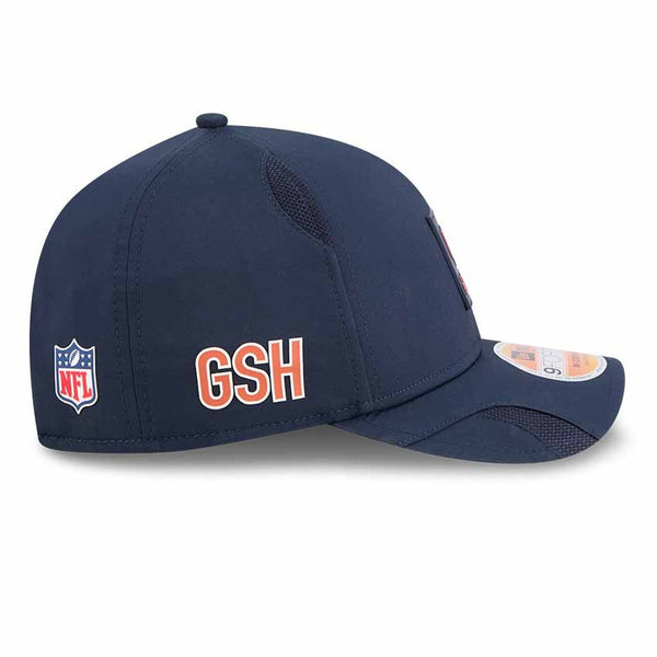 Chicago Bears New Era 2025 Sideline 9FORTY M Crown Adjustable Cap