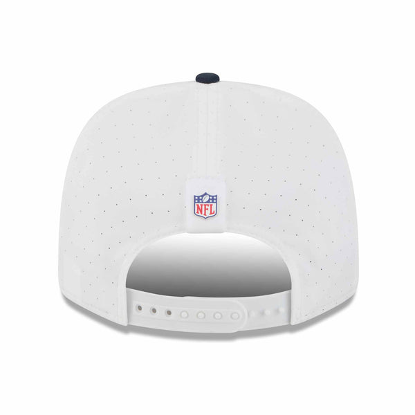 Chicago Bears New Era Training Camp White C 9SEVENTY Stretch Snap Adjustable Cap