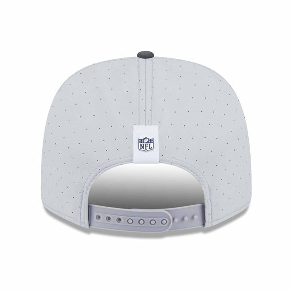 Chicago Bears New Era Training Camp Grey Bears Head 9SEVENTY Stretch Snap Adjustable Cap