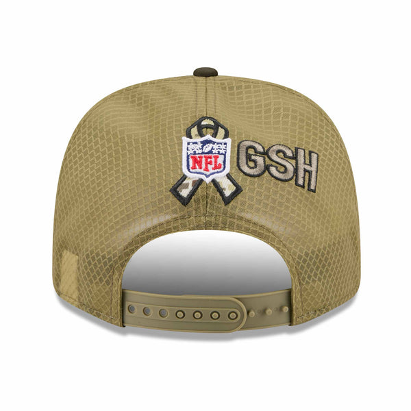 Chicago Bears New Era Salute To Service C Logo 9SEVENTY Stretch Snap Adjustable Cap