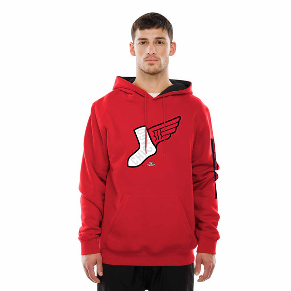 Chicago White Sox New Era 2025 City Connect Winged Sock Logo Hooded Sweatshirt