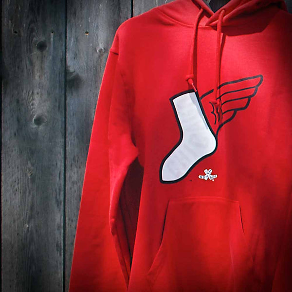 Chicago White Sox New Era 2025 City Connect Winged Sock Logo Hooded Sweatshirt