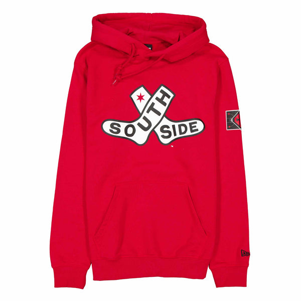 Chicago White Sox New Era 2025 City Connect Double Sock Logo Hooded Sweatshirt