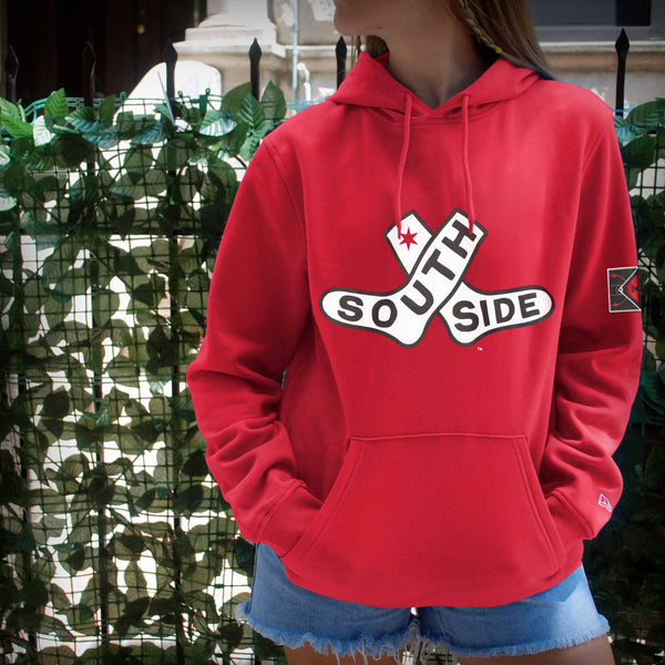 Chicago White Sox New Era 2025 City Connect Double Sock Logo Hooded Sweatshirt