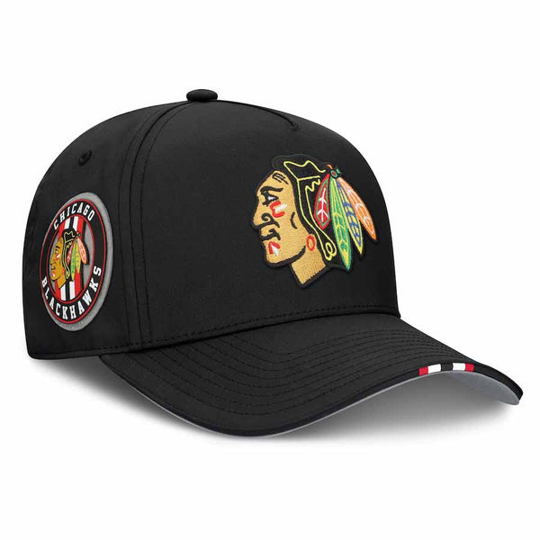 Chicago Blackhawks Fanatics Draft Podium Adjustable Cap