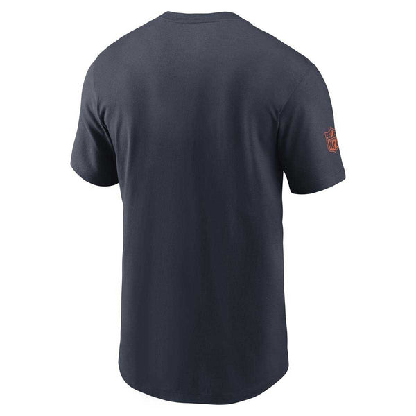Chicago Bears Nike Navy Team Issue Wordmark Dri-Fit Short Sleeve T Shirt
