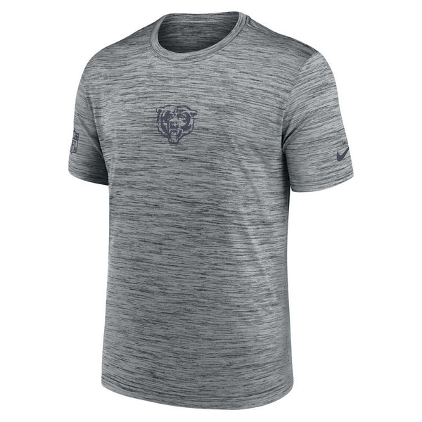 Chicago Bears Nike Grey Team Issue Logo Dri-Fit Short Sleeve T Shirt