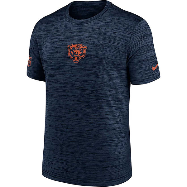 Chicago Bears Nike Navy Team Issue Logo Dri-Fit Short Sleeve T Shirt