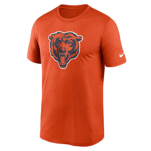 Chicago Bears Nike Orange Primetime Football Log Short Sleeve T Shirt