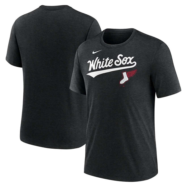 Chicago White Sox Nike 2025 City Connect Script Sock T Shirt