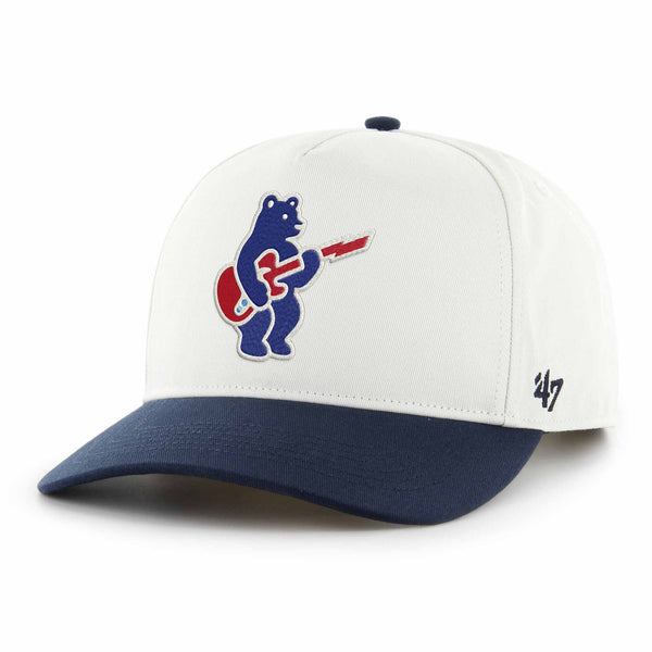 Chicago Cubs 47 Brand Blues Rock Bear Logo Two Tone Hitch Adjustable Cap