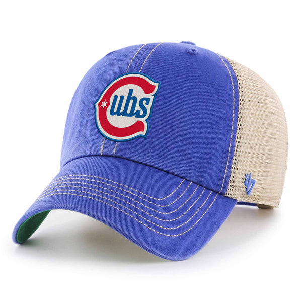 Chicago Cubs 47 Brand Blues Alternate 2 Logo Trawler Mesh Back Adjustable Cap