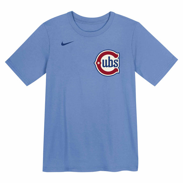 Chicago Cubs Pete Crow Armstrong Nike Pre School Alternate Blues Name and Number T-Shirt