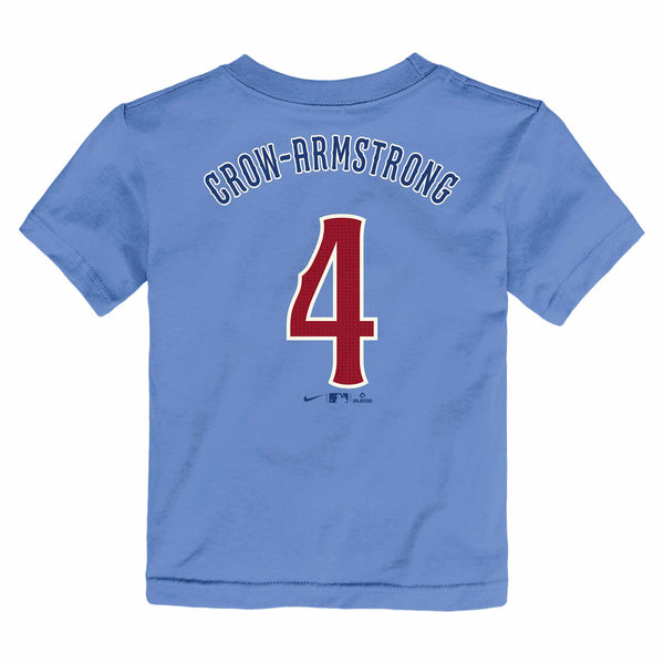 Chicago Cubs Pete Crow Armstrong Nike Toddler Alternate Blues Name and Number T-Shirt