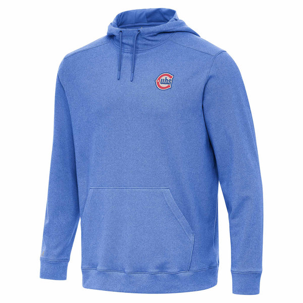 Chicago Cubs Antigua Blues Alternate Cloud Hooded Lightweight Sweatshirt