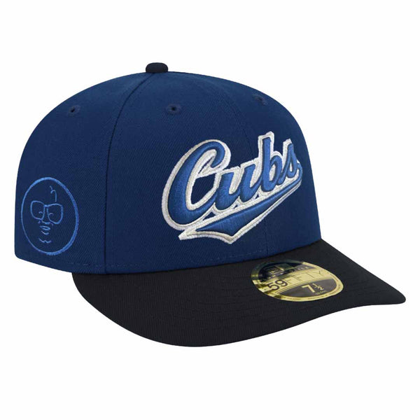 Chicago Cubs New Era Oceanside Blue Script Harry Caray 59FIFTY Low Profile Fitted Cap