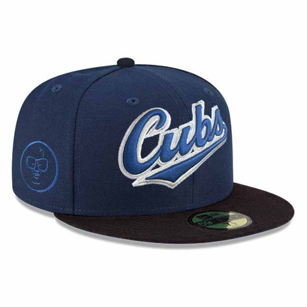 Chicago Cubs New Era Oceanside Blue Script Harry Caray 59FIFTY Fitted Cap
