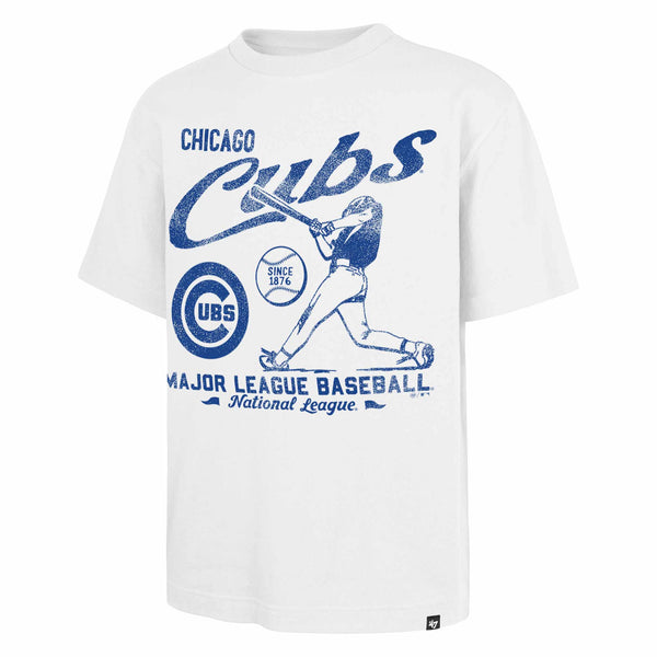 Chicago Cubs 47 Brand White RegionalFoundation White Script Short Sleeve T Shirt