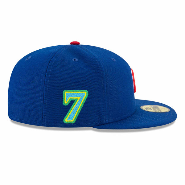 Chicago Cubs Dansby Swanson New Era 2025 On Field Players Weekend 59FIFTY Fitted Cap