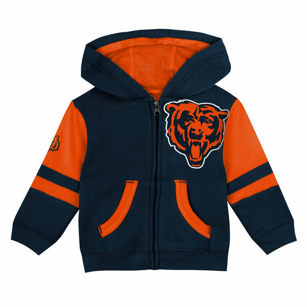 Chicago Bears Toddler Stadium Full Zip Hooded Sweatshirt